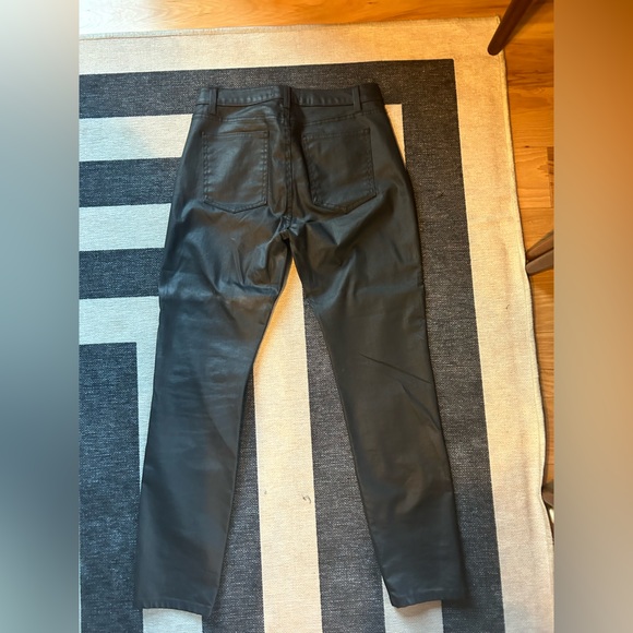 American Apperal black shiny jeans - Picture 3 of 4